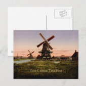  Nederlands briefkaart Windmills (Voorkant / Achterkant)