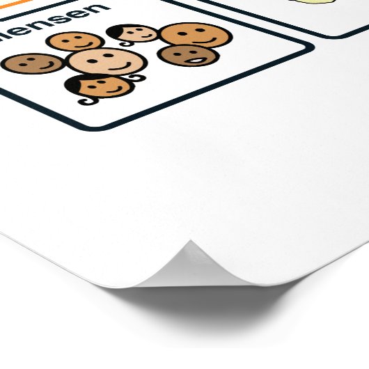 Nederlands Core Word-Poster Poster (Hoek)