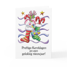 Nederlands - de Kous van Kerstmis met Konijn en