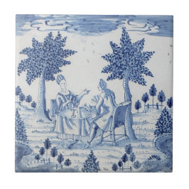Nederlands Delft Blue en White-26 Tegeltje