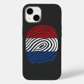 Nederlands DNA Case-Mate iPhone Case (Achterkant)