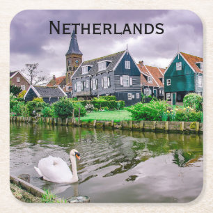 Nederlands dorp Marken Kartonnen Onderzetters