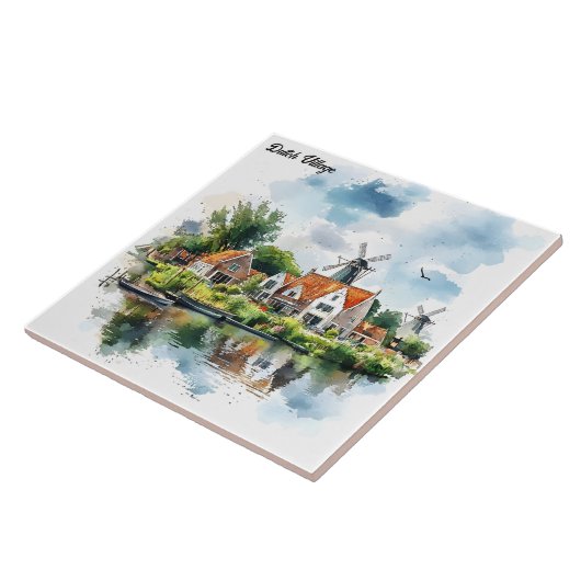 nederlands dorp tegeltje (Zijkant)