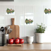 nederlands dorp tegeltje