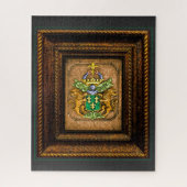 Nederlands familiewapen van Westervelt ingelijst Legpuzzel (Verticaal)