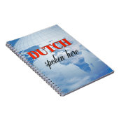 Nederlands gesproken hier troebele aarde notitieboek (Rechterzijde)