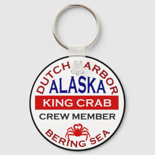 Nederlands Harbour Alaskan King Crab Crew Lid Sleutelhanger
