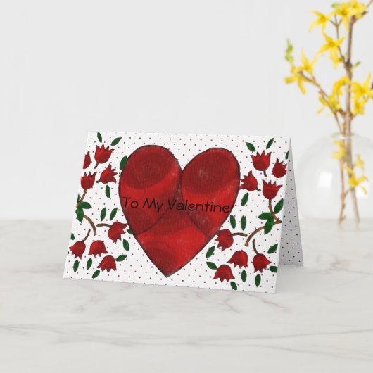 Nederlands hart kaart (Gele Bloem)