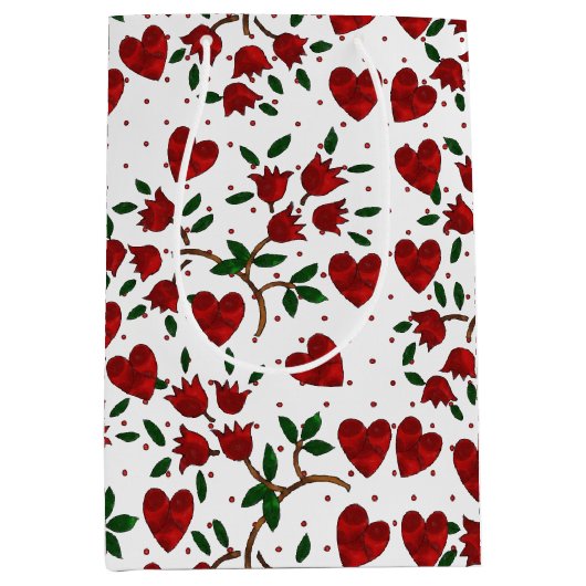 Nederlands hart medium cadeauzakje (Voorkant)