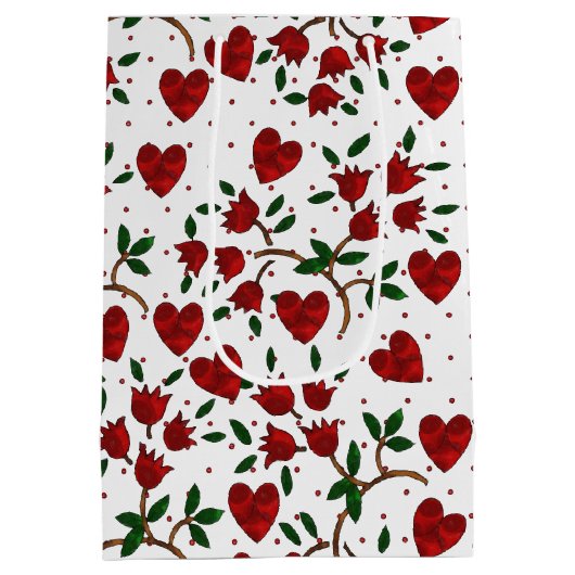 Nederlands hart medium cadeauzakje (Achterkant)