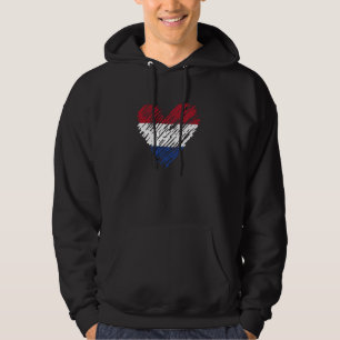 Nederlands Hart Nederlandse Vlag Patriottische Man Hoodie