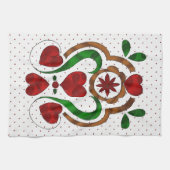 Nederlands hart theedoek (Horizontaal)