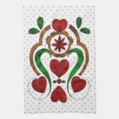 Nederlands hart theedoek (Verticaal)