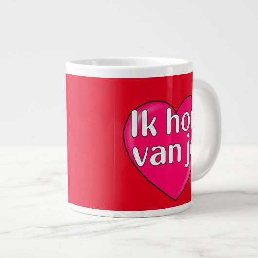Nederlands - Ik hou van je Grote Koffiekop (Voorkant rechts)