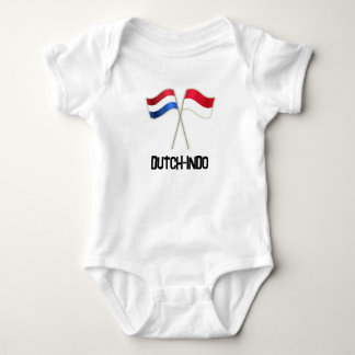 Nederlands-Indo met twee vlaggen Romper