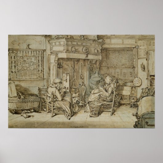 Nederlands interieur, 1617 poster (Voorkant)