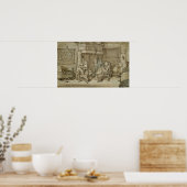 Nederlands interieur, 1617 poster (Keuken)