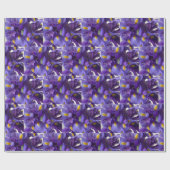 Nederlands iris bouquet cadeaupapier (Vlak)