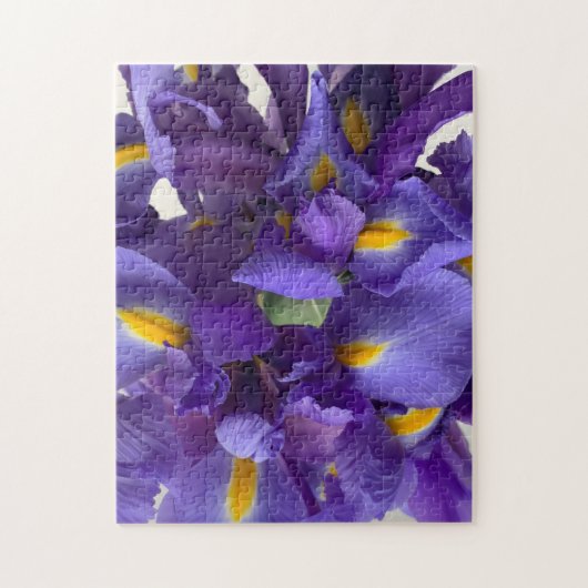 Nederlands iris bouquet legpuzzel (Verticaal)