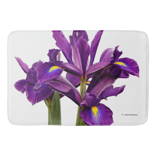 Nederlands Iris Paars Sensation Badmat (Voorkant)