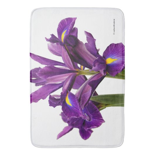 Nederlands Iris Paars Sensation Badmat (Voorkant Verticaal)