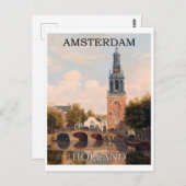 Nederlands Kanaal Amsterdam Briefkaart (Voorkant / Achterkant)
