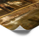 Nederlands kanaal - Jan van der Heyden Fine Art Po Poster (Hoek)