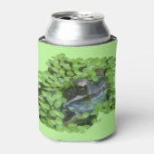 Nederlands Kikkervarken met deukroos-Koelbox Blikjeskoeler (Blikje Voorkant)