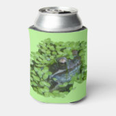 Nederlands Kikkervarken met deukroos-Koelbox Blikjeskoeler (Blikje Achterkant)