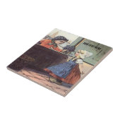 Nederlands Kinder Flowers Tile, Nederlandse Kijk,  Tegeltje (Zijkant)