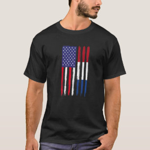 Nederlands koninklijk koninklijk koninkrijk met ha t-shirt