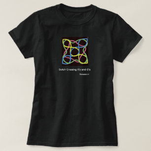 Nederlands Kruis X's en O's T-shirt