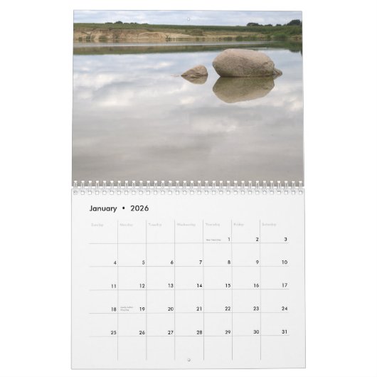 Nederlands landschap kalender (Jan 2026)