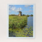 Nederlands landschap legpuzzel (Verticaal)
