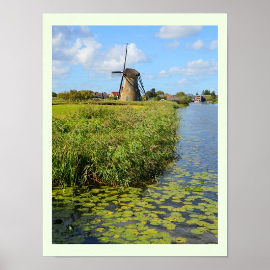 Nederlands landschap poster (Voorkant)