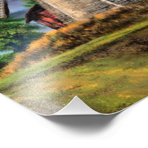 Nederlands Landschap Windmolen Poster