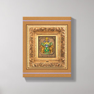Nederlands Mat van de familie Van Westervelt Canvas Afdruk