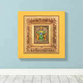 Nederlands Mat van de familie Van Westervelt Canvas Afdruk (Insitu (Houten vloer))