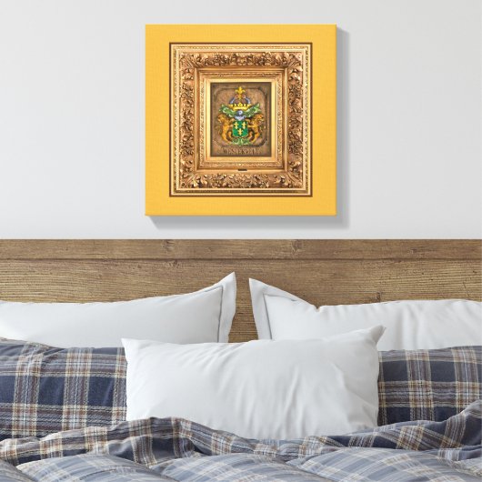 Nederlands Mat van de familie Van Westervelt Canvas Afdruk (Insitu (Slaapkamer))