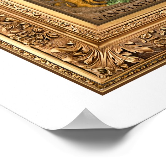 Nederlands Mat van de familie Van Westervelt Poster (Hoek)