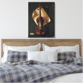 Nederlands Meester Muziek Canvasprint met Spanning Canvas Afdruk (Insitu (Slaapkamer))