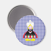 Nederlands meisje magneet (Voorkant / Achterkant)