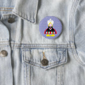 Nederlands meisje ronde button 5,7 cm (In situ)