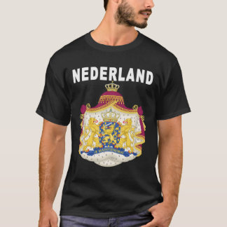 Nederlands Nationaal Keepsake Nederland Embleem De T-shirt