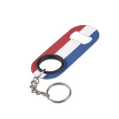 Nederlands Nationaal Pride Patriottisch Mini Flessenopener (Achterkant Gekanteld)