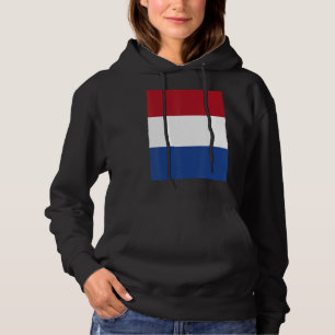 Nederlands nationaal vlaggetje Retro Hoodie