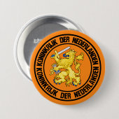 Nederlands Rond Embleem Ronde Button 7,6 Cm (Voorkant /achterkant)