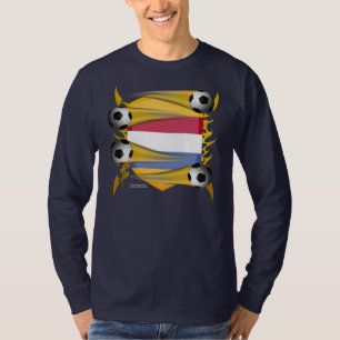 Nederlands Shirt van lange hoes van Mannen met een