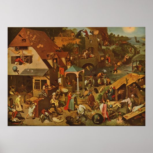 Nederlands spreekwoord (Nederlands spreekwoord) (1 Poster (Voorkant)