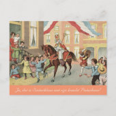 Nederlands St. Nick Sinterklaas en Zwarte Piet  Briefkaart (Voorkant)